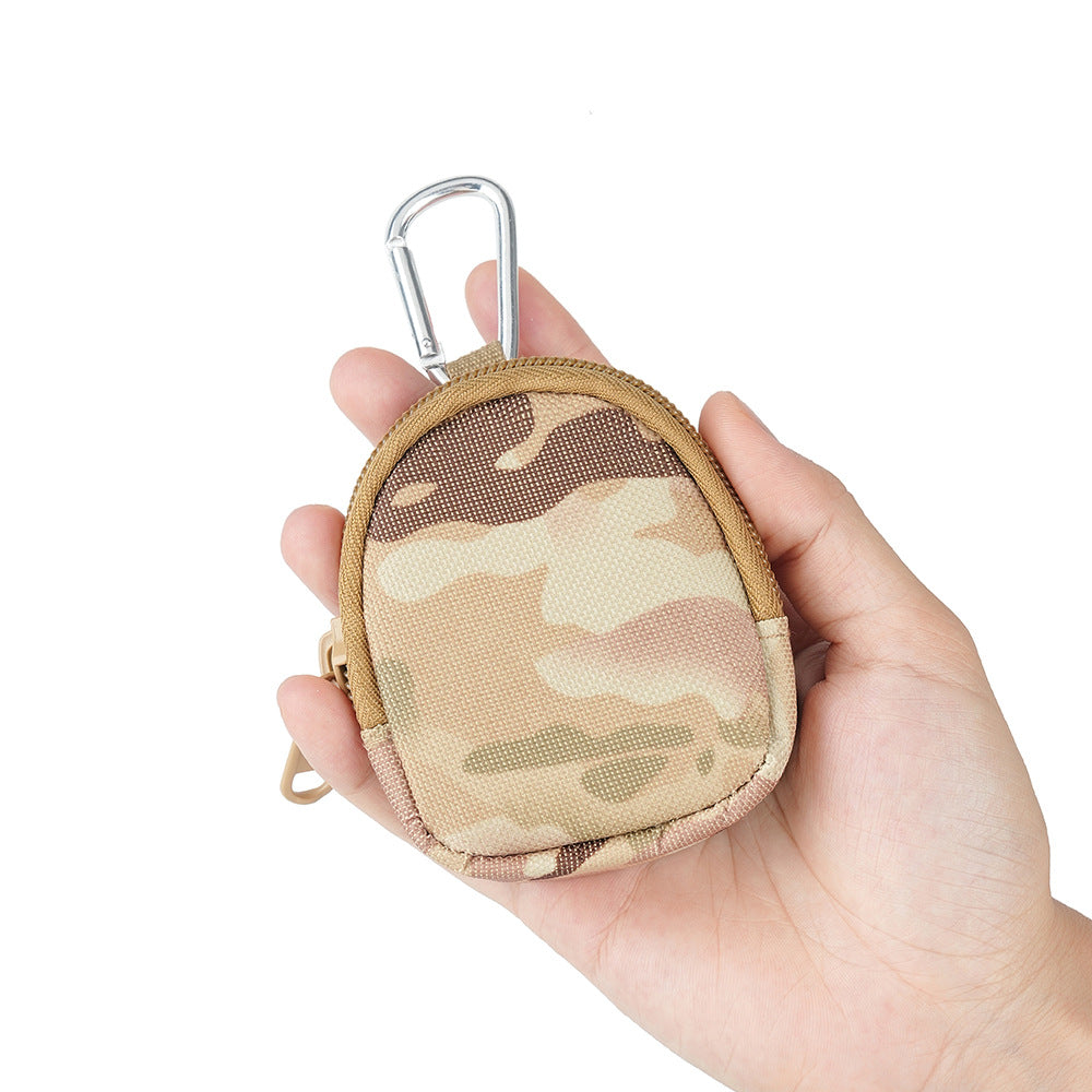 Custom Logo Mini Round Compact Clip-On Coin Purse | Premium Corporate Gifts and Custom Gifts