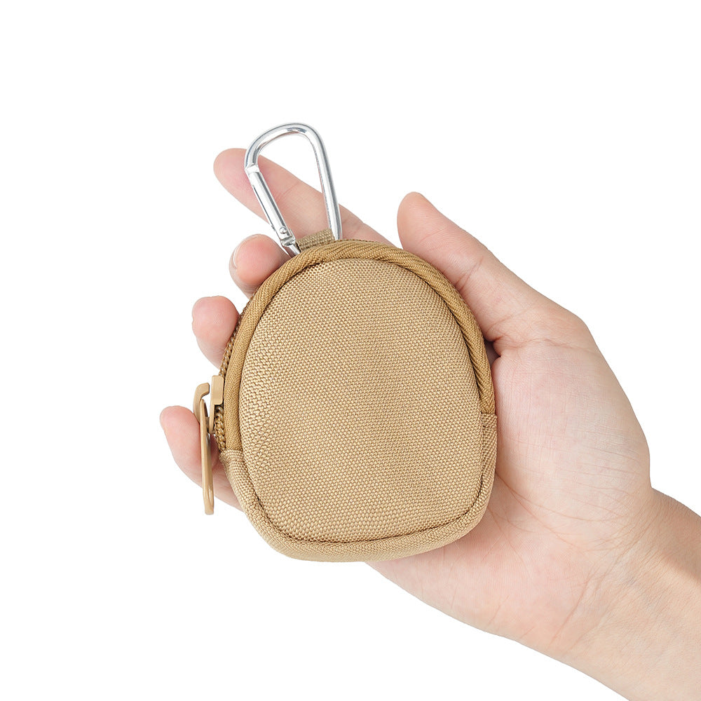 Custom Logo Mini Round Compact Clip-On Coin Purse | Premium Corporate Gifts and Custom Gifts