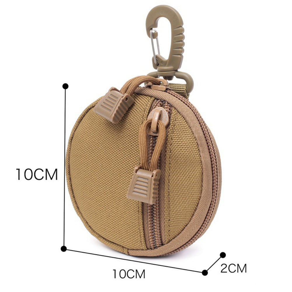 Custom Logo Outdoor Round Mini Pouch