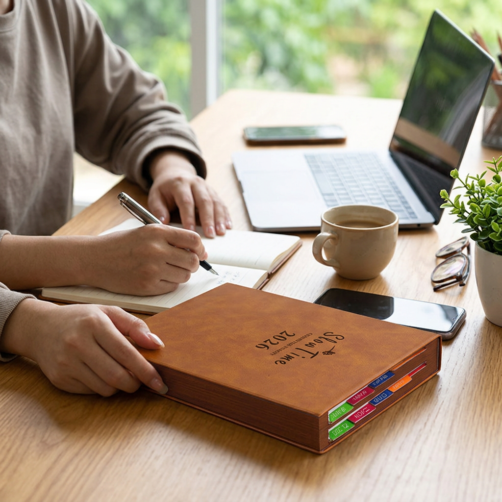 Custom Logo A5 Time Management Business Diary Notebook